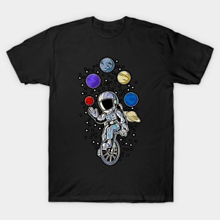 Astronaut Circus • Funny And Cool Sci-Fi Cartoon Drawing Design Great For Anyone That Loves Astronomy Art T-Shirt